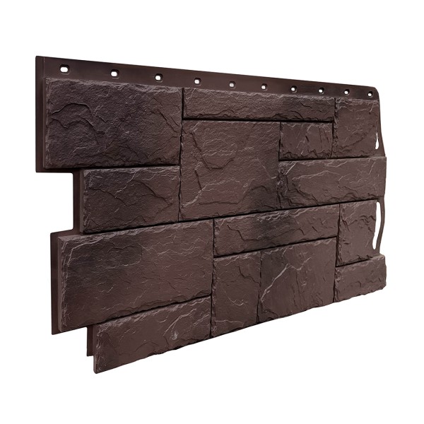 Фасадная панель FineBer, Камень Природный, Коричневый купить в Пустошке