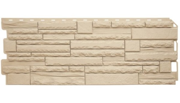 Фасадная панель Альта-Профиль Скалистый камень ЭКО Песчаный купить в Пустошке