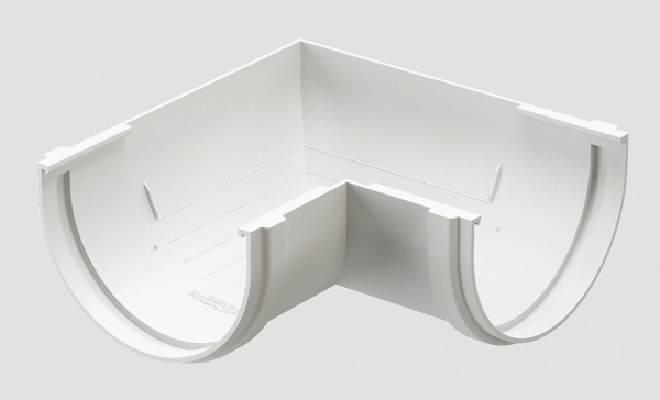 Угловой элемент 90˚ПВХ Docke STANDART пломбир купить в Пустошке