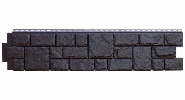 Фасадная панель GL "Я-Фасад" Екатерининский камень, уголь купить в Пустошке