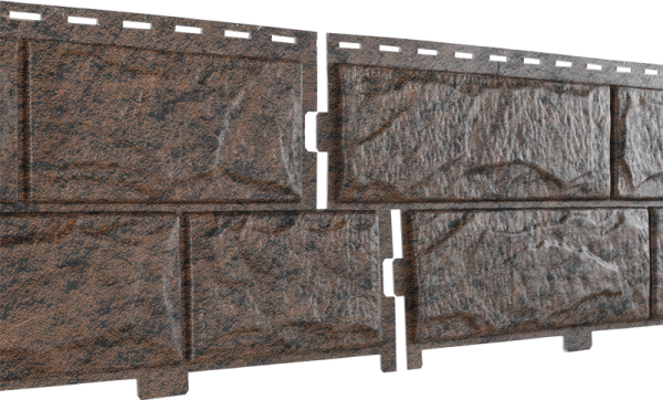 Фасадная панель Ю-Пласт Стоун-хаус камень жженый (двойной замок) купить в Пустошке