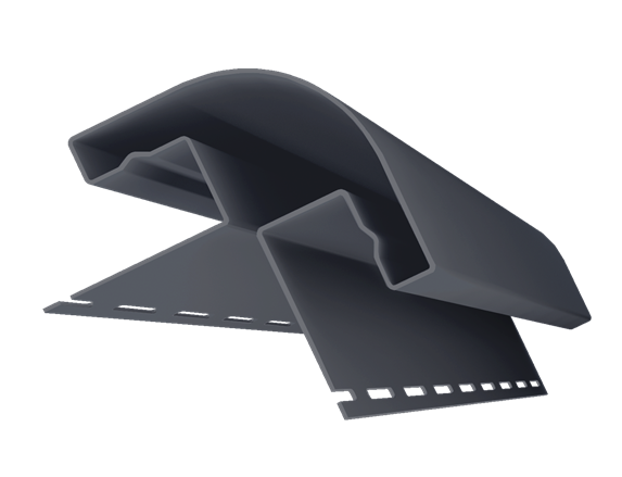 Угол наружный радиусный Графит купить в Пустошке