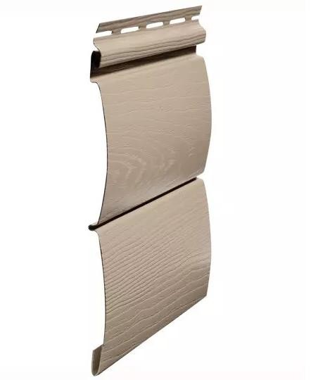 Виниловый сайдинг fineber (файнбер) - серия blockhouse (блокхаус) "бревно", сандал купить в Пустошке