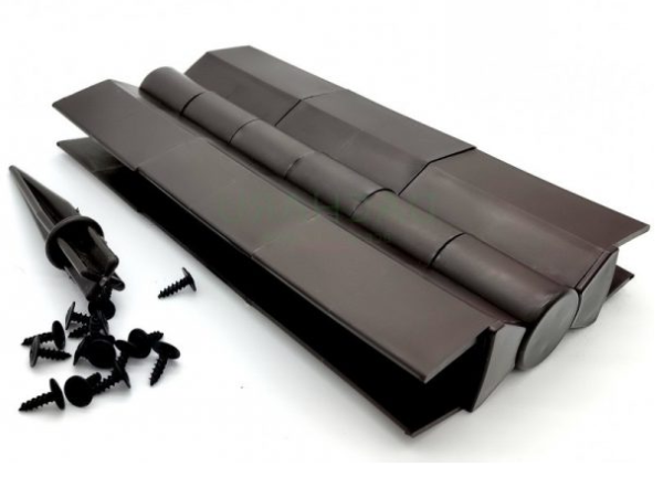 Угловой (стыковочный) шарнир для грядкок ДПК 225мм чёрный купить в Пустошке