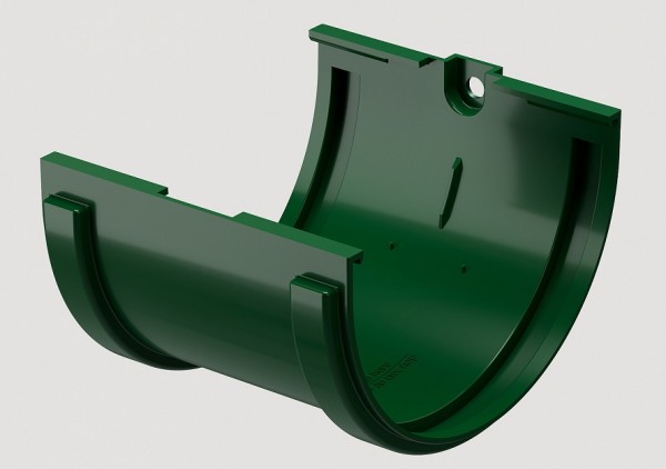 Соединитель желобов ПВХ Docke STANDART зеленый купить в Пустошке