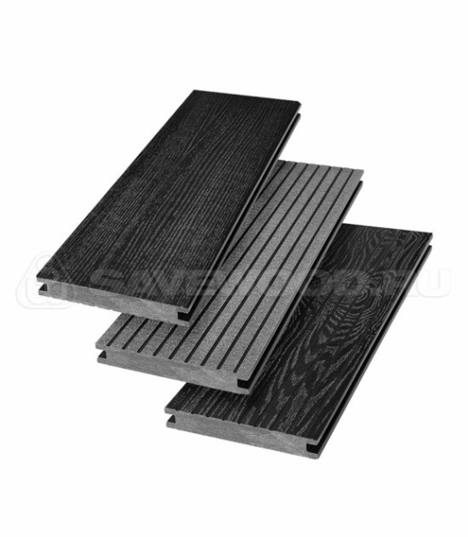 Террасная доска SW Fraxinus (R) полнотелая «SaveWood» Черный купить в Пустошке