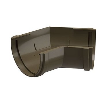 Угол желоба 135˚ Docke Premium ПВХ - Каштан купить в Пустошке