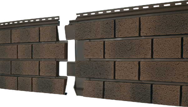 Фасадная панель Ю-пласт Стоун Хаус S-Lock Клинкер Балтик магма купить в Пустошке