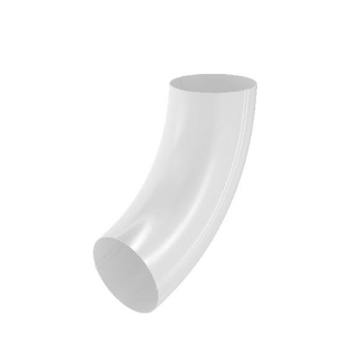 Водосток Aquasistem, система 150/100 - Колено трубы RAL 9003 Белый