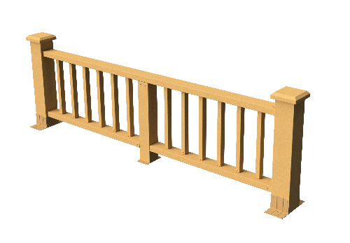 Ограждения декоративное ДПК GRINDERDECO Троя песчаник купить в Пустошке