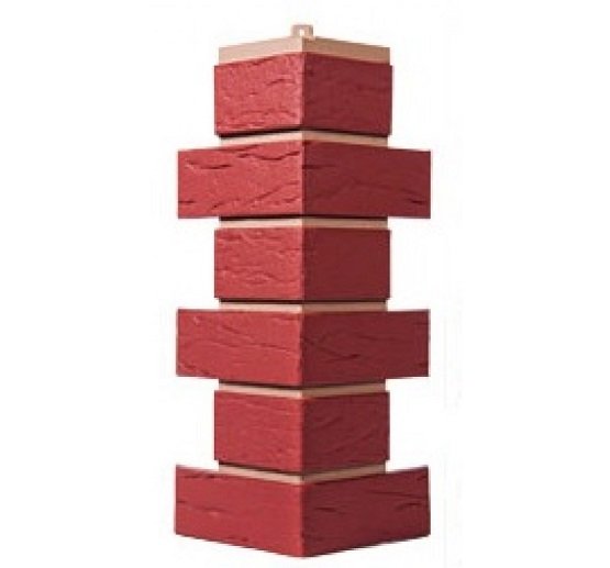 Угол T-Сайдинг-Кирпич Саман Бордо купить в Пустошке