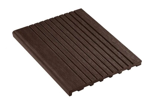 Ступень полнотелая из ДПК Deckart Step Венге купить в Пустошке