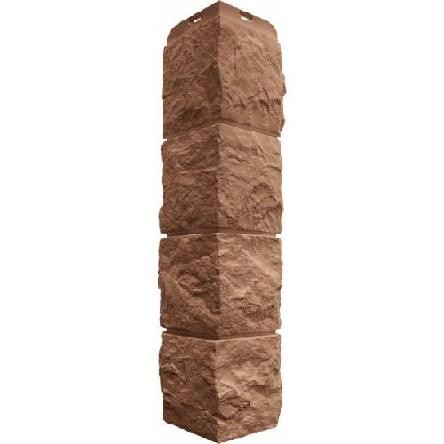 Угол наружный Альта-Профиль Туф ЭКО Терракотовый купить в Пустошке