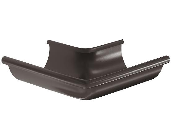 Водосток Aquasistem, система 150/100 -  Угол желоба, наружный 90° RR 32 Тёмно Коричневый купить в Пустошке