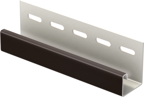 J-планка к Софиту PRO Тёмно коричневый купить в Пустошке