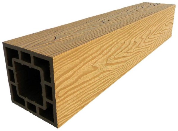 Столб опорный ДПК 3D GardenParkett фактура дерева Бук купить в Пустошке