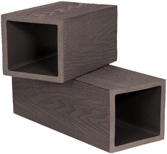 Столб опорный Polivan SINGARAJA 3D фактура дерева, темно-коричневый купить в Пустошке