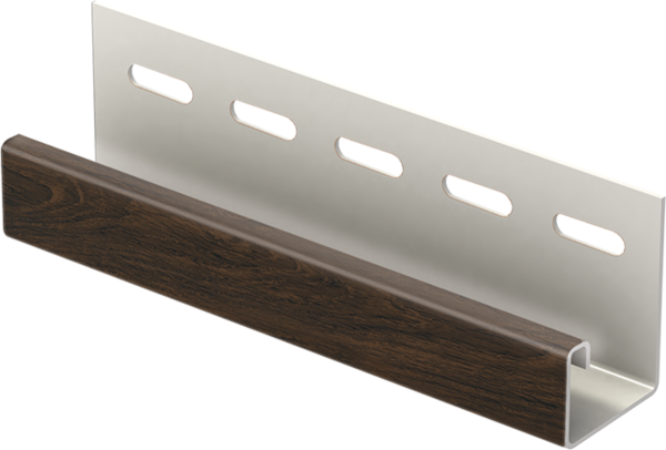 J-планка к Софиту PRO Тёмный орех купить в Пустошке