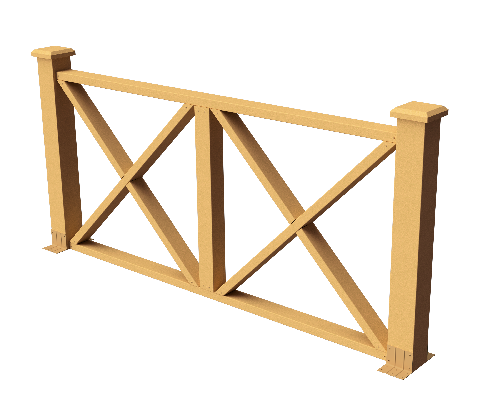 Ограждения декоративное ДПК GRINDERDECO Тауэр песчаник купить в Пустошке