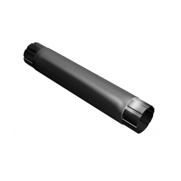 Водосток Grand Line 125x90 – Труба водосточная 1м RAL 9005 купить в Пустошке