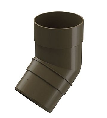 Колено 45˚ Docke Premium ПВХ - Каштан купить в Пустошке
