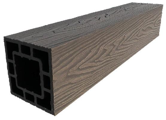 Столб опорный ДПК 3D GardenParkett фактура дерева Венге купить в Пустошке