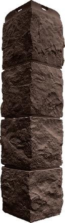 Угол наружный Альта-Профиль Туф ЭКО Коричневый купить в Пустошке