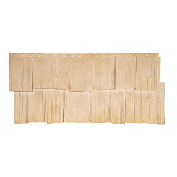 Фасадная панель T-Сайдинг- Щепа Дуб ЭКО-2 Кедр купить в Пустошке