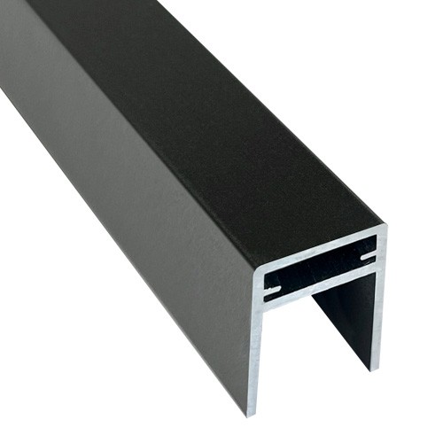 П-профиль Алюминиевый EasyDecking 35x25 Черное дерево купить в Пустошке