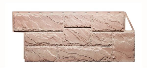 Фасайдинг Серия «Камень крупный» Терракотовый купить в Пустошке