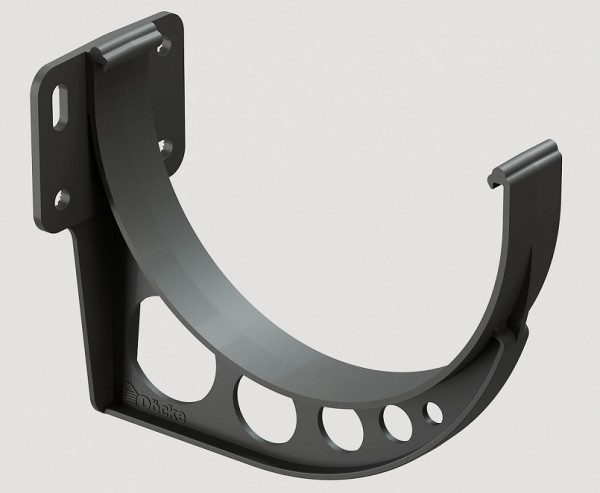 Кронштейн желоба ПВХ Docke STANDART серый купить в Пустошке