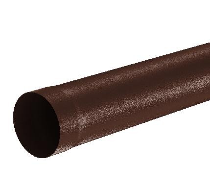 Водосток Aquasistem, Система 150/100 - Труба водосточная 1.00м RAL 8017 Коричневый matt купить в Пустошке