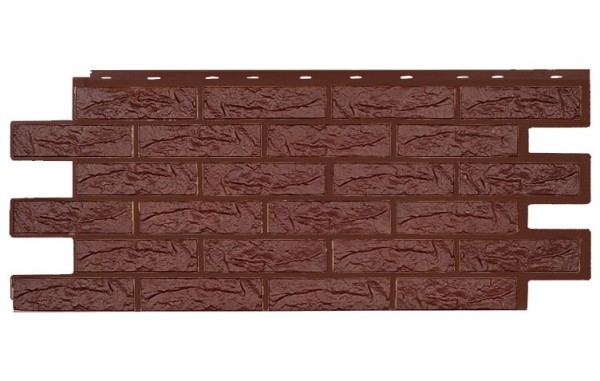 Фасадная панель T-Siding Лондон Брик Эко Браун купить в Пустошке
