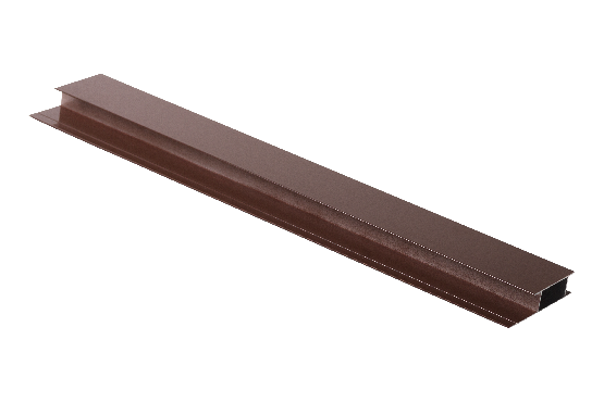 Профиль стыковочный, алюминиевый, бурый купить в Пустошке