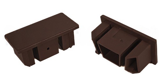 Заглушка для перил торцевая из алюминия GardenParkett Венге купить в Пустошке