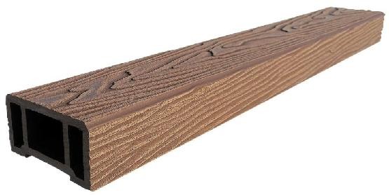 Перила ДПК 3D GardenParkett фактура дерева Светло-коричневый купить в Пустошке