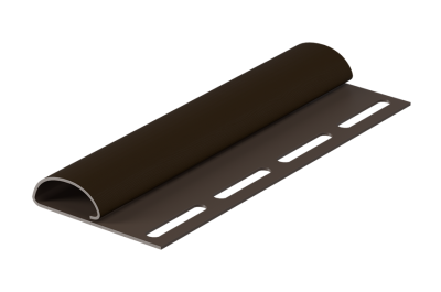 Финишная планка для сайдинга Элит, Коричневая
