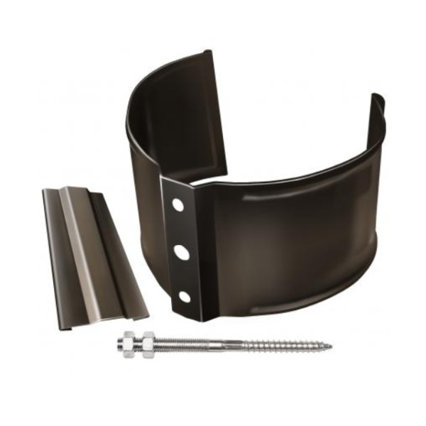 Водосток Grand Line 125x90 – Хомут трубы (на кирпич) RR 32 купить в Пустошке