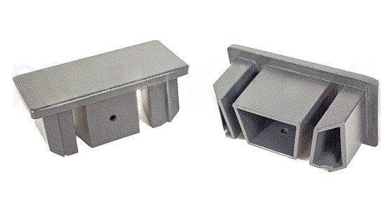 Заглушка для перил торцевая из алюминия GardenParkett Серый купить в Пустошке