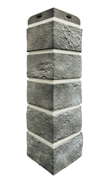 Угол Grand Line состаренный кирпич Элит гранит, ШОВ белый купить в Пустошке