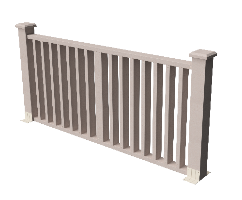 Ограждения декоративное ДПК GRINDERDECO  Риальто выбеленый дуб купить в Пустошке