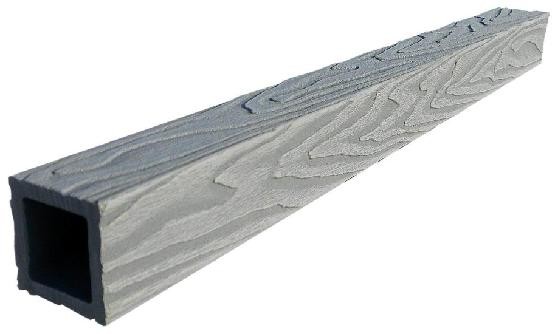 Балясина ДПК 3D GardenParkett фактура дерева Серый купить в Пустошке