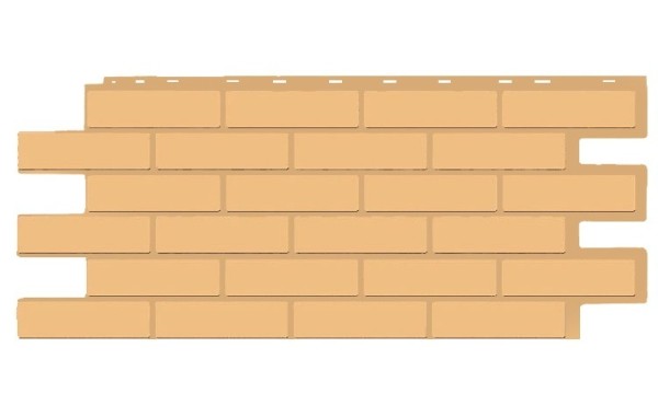 Фасадная панель T-Siding Кирпич Модерн Эко Крем купить в Пустошке