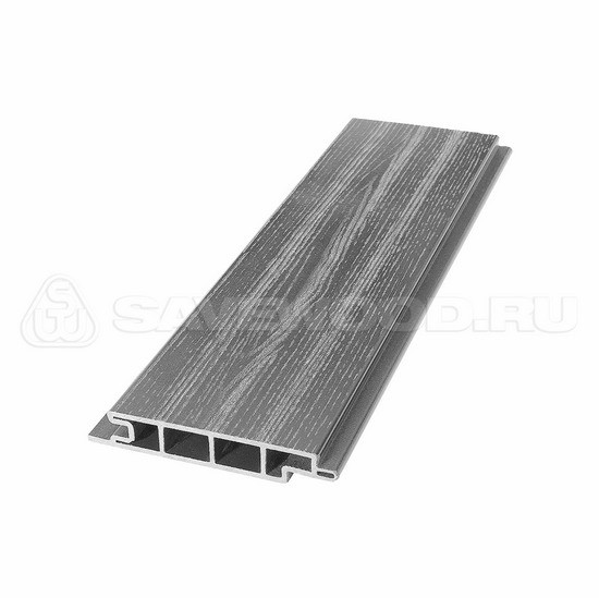 Террасная доска из ДПК SW Padus радиальный распил «SaveWood» пепельный купить в Пустошке