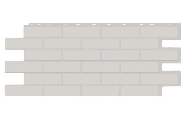 Фасадная панель T-Siding Кирпич Модерн Эко Уайт купить в Пустошке