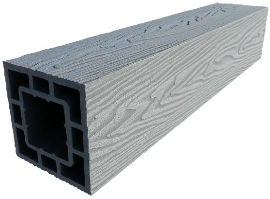 Столб опорный ДПК 3D GardenParkett фактура дерева Серый купить в Пустошке