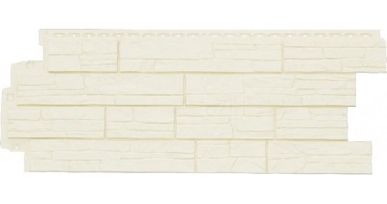 Фасадная панель Grand Line Сланец молочный купить в Пустошке