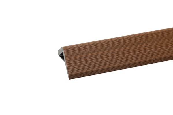 Уголок торцевой Ecodecking Скай коэкструзия 45х45х3000 Тик купить в Пустошке