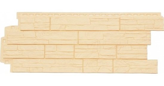 Фасадная панель Grand Line Сланец бежевый купить в Пустошке