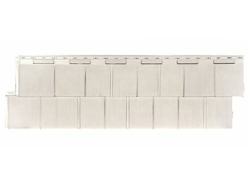Фасадная панель T-Сайдинг-Щепа пихта ЭКО-1 Белый купить в Пустошке